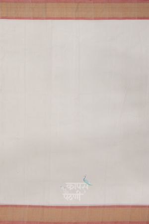 Order Best White Handloom Cotton Paithani Online At Best Price