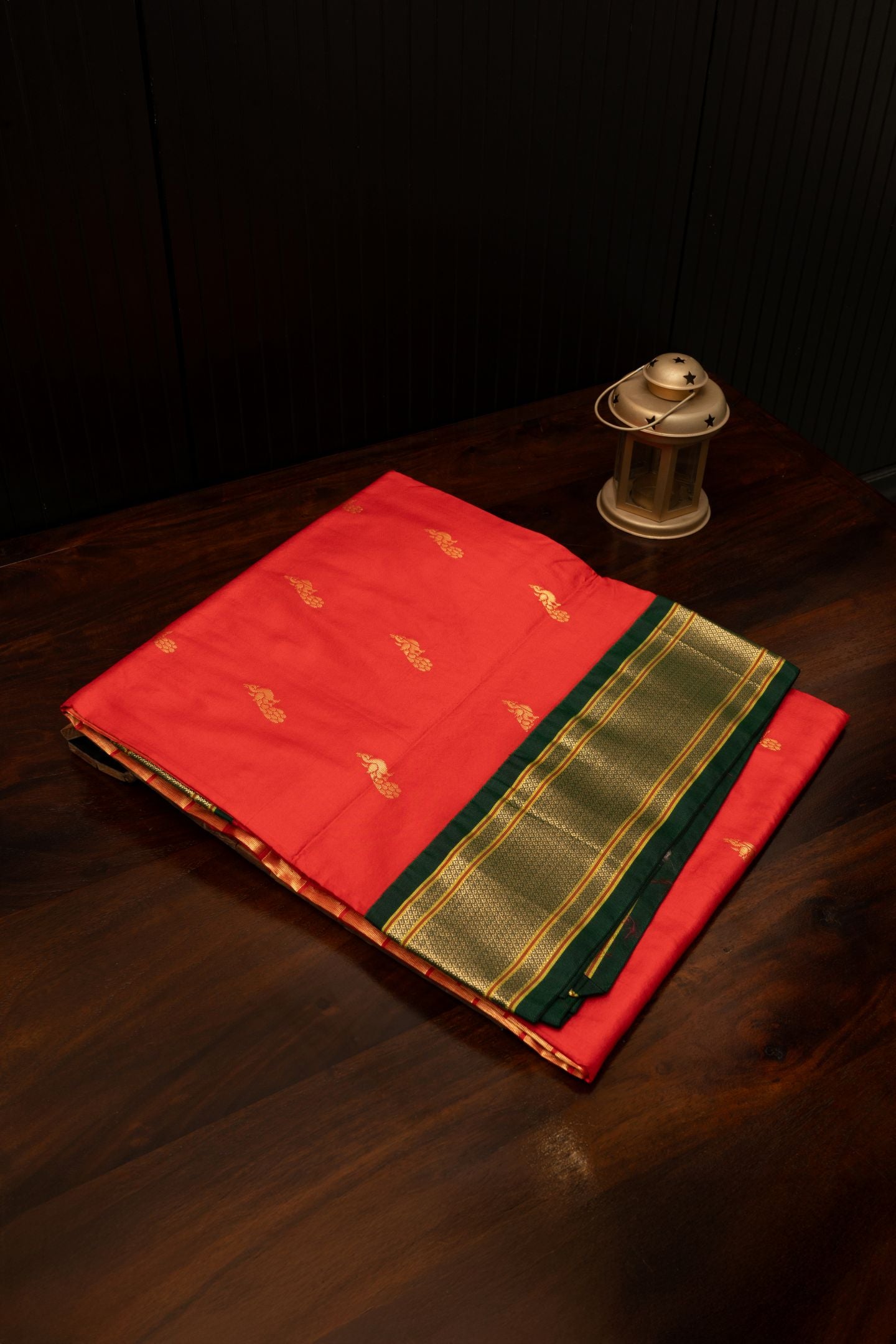 Kadiyal All Over Peacock Butta Saree