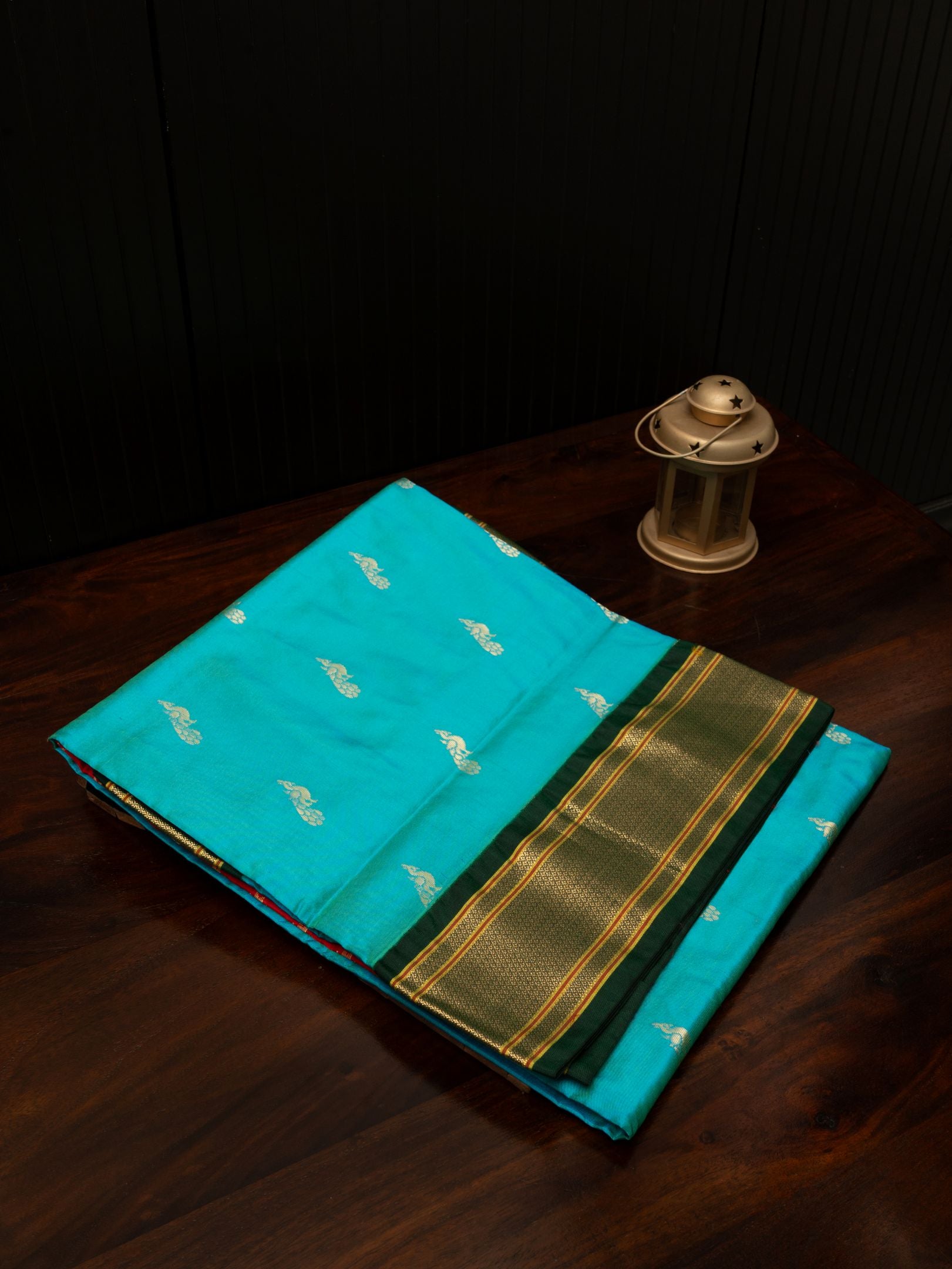 Kadiyal All Over Peacock Butta Saree