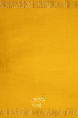 Buy Yellow Handloom Cotton Paithani Online In India