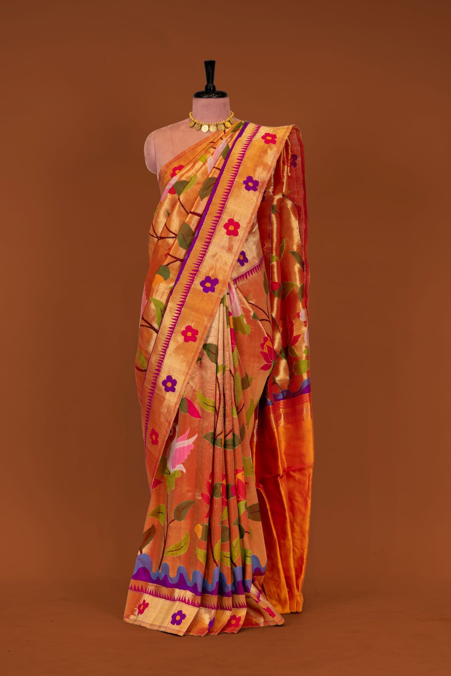 Handloom Brocade Paithani