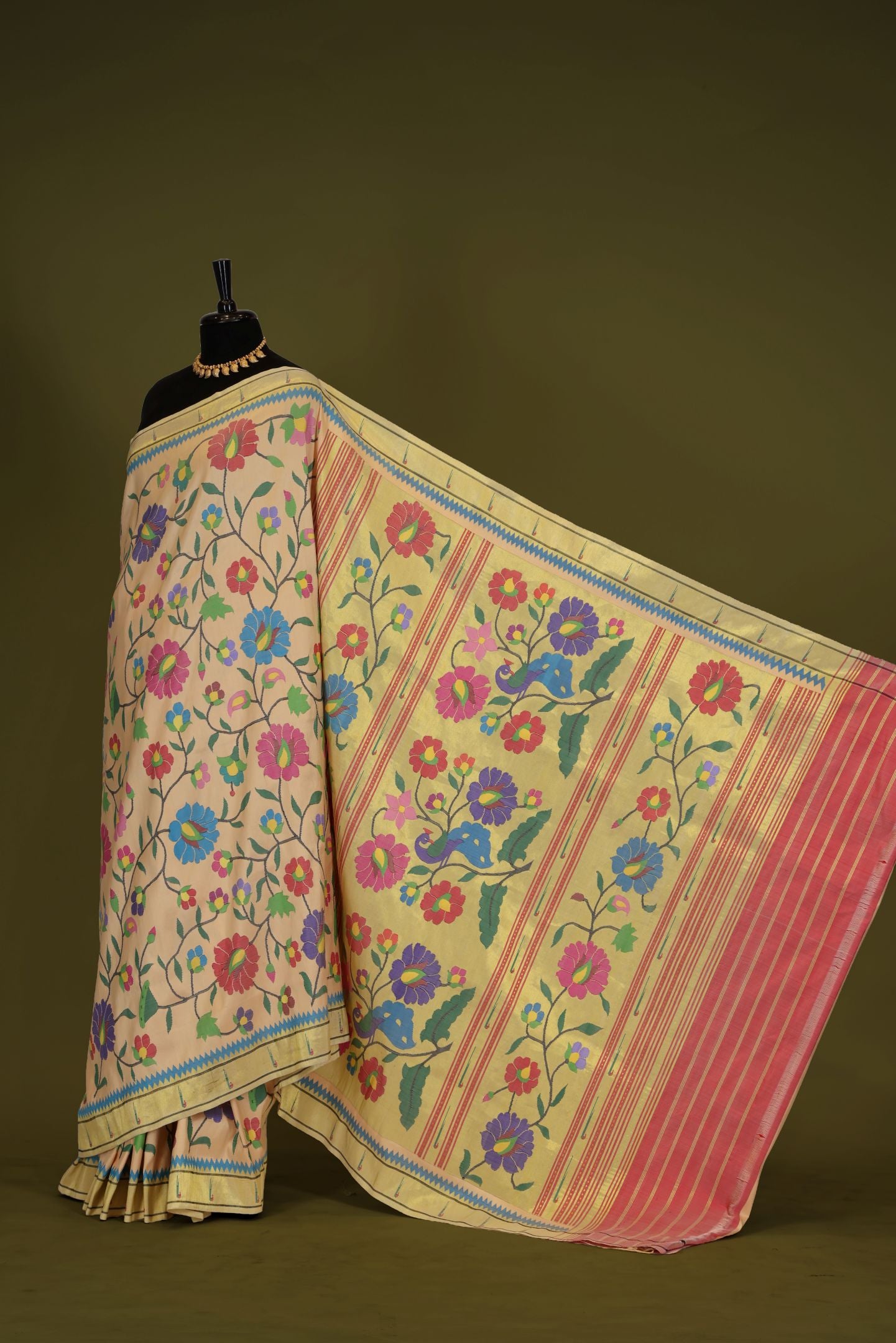 Handloom Brocade Paithani