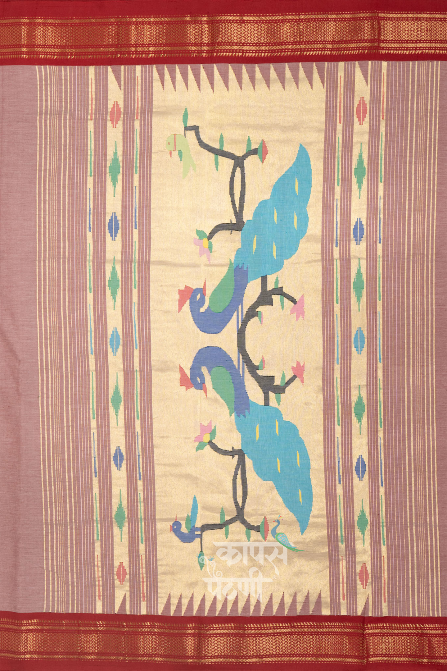 Shop Best Gajri Handloom Cotton Paithani Online In India