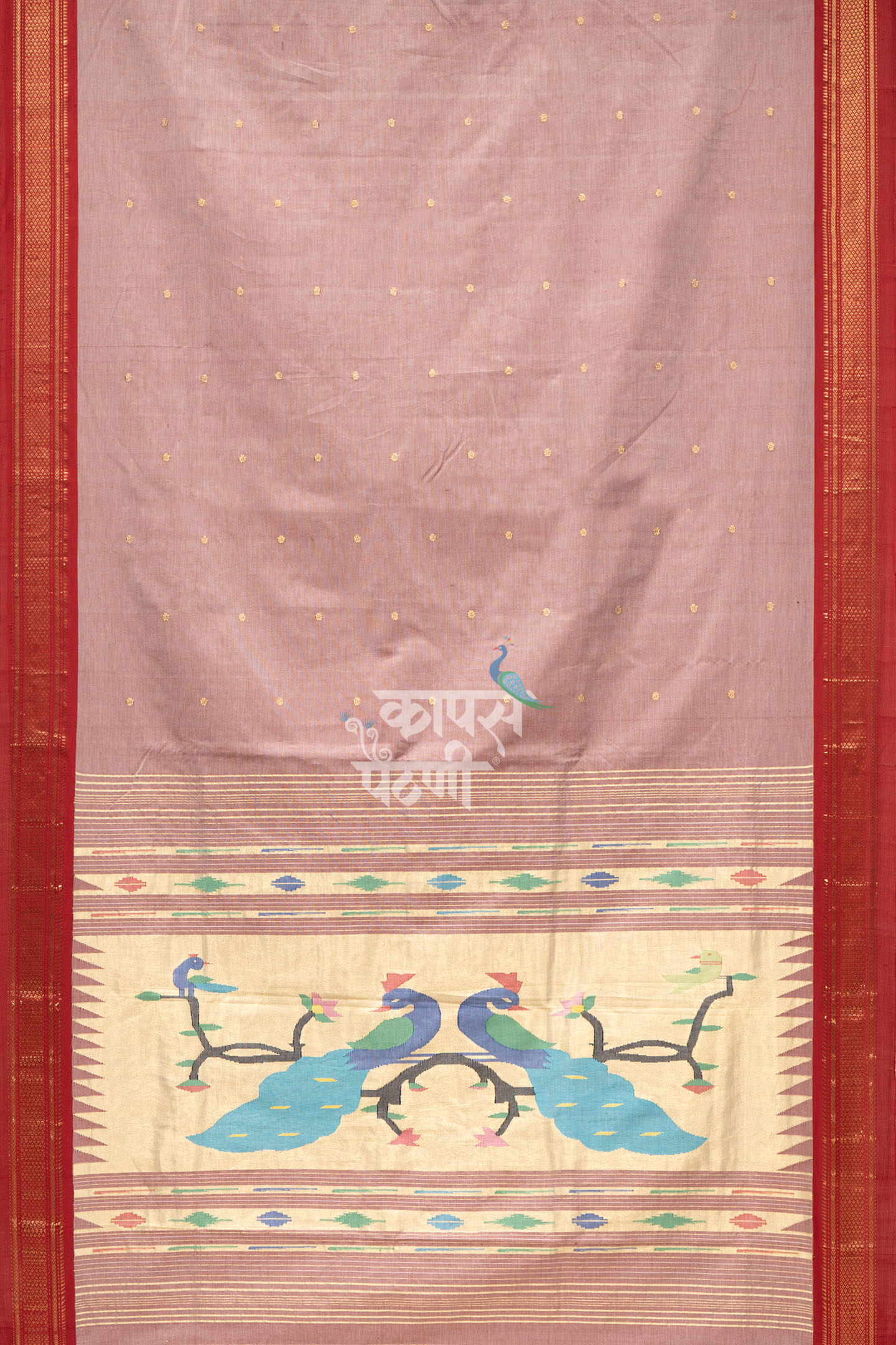 Buy Gajri Handloom Cotton Paithani Online