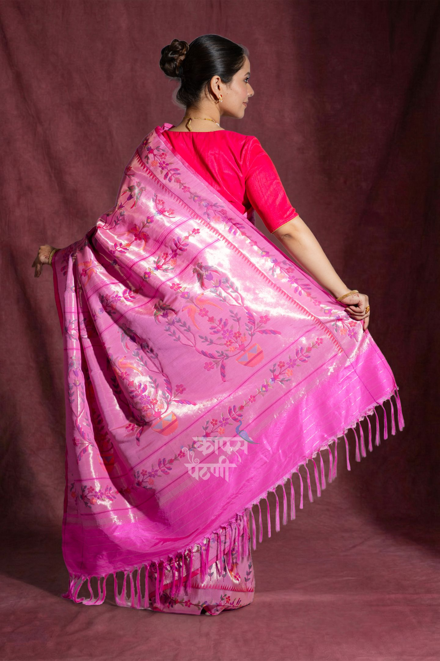 Hand Woven Brocade Paithani