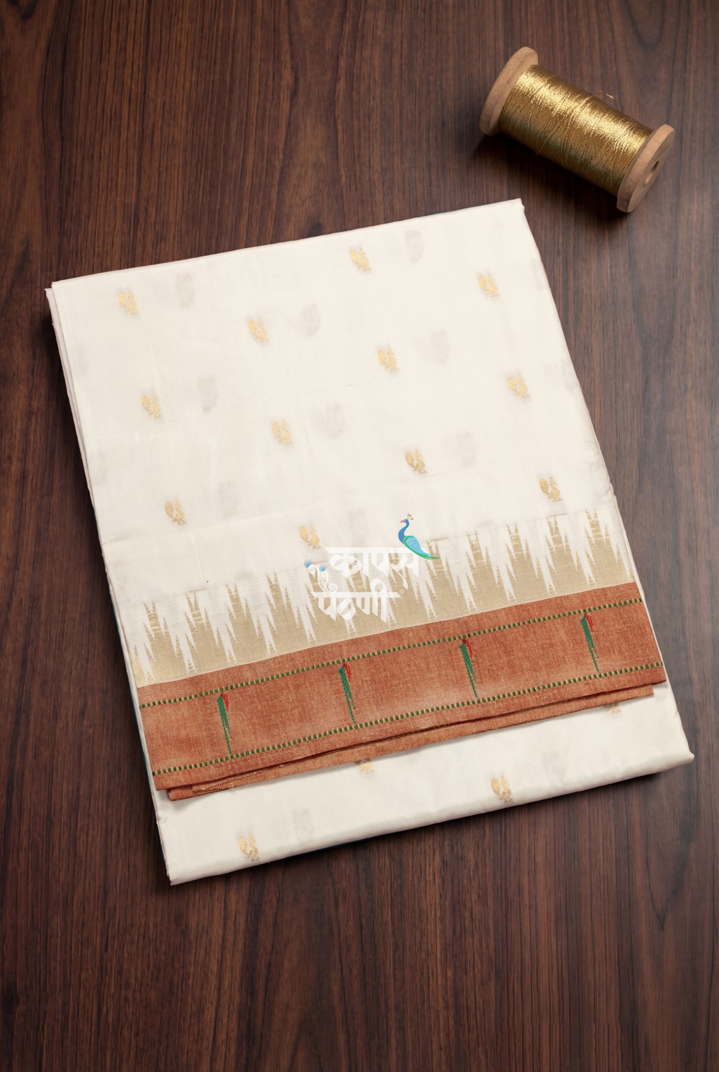 Gangotri Temple Temple Muniya Border Saree