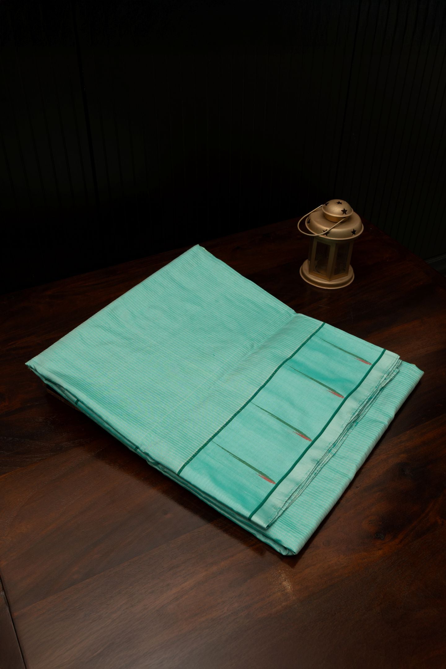 Stripes Muniya Border Silk Saree