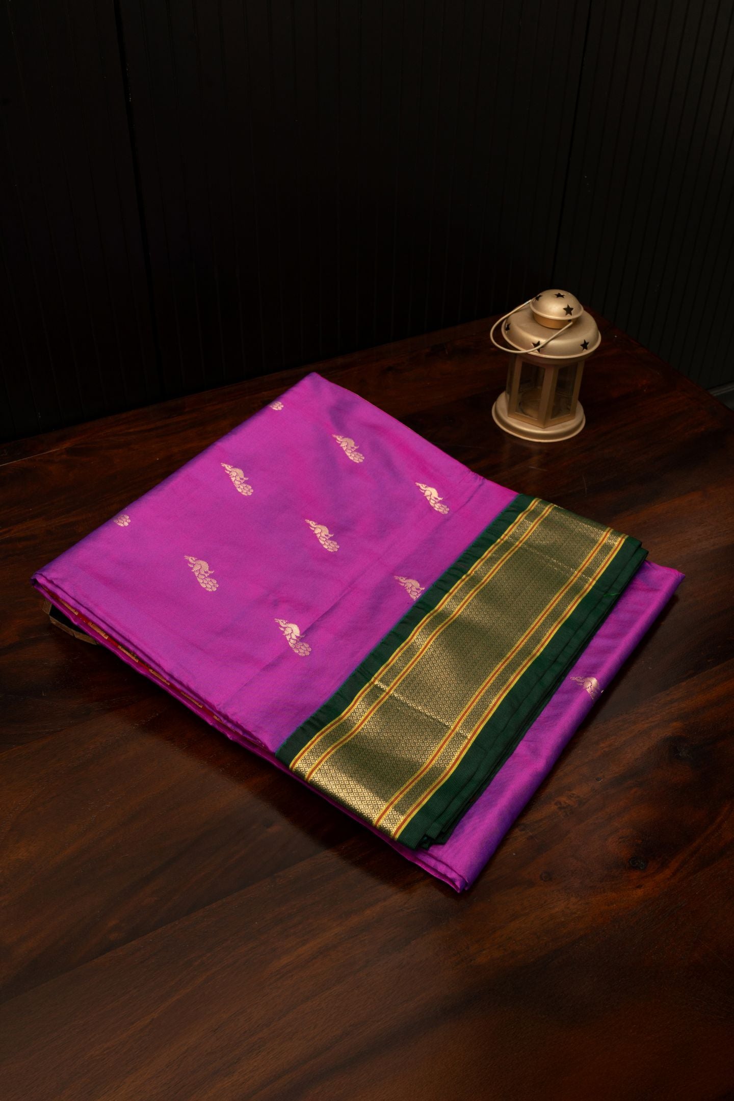 Kadiyal All Over Peacock Butta Saree