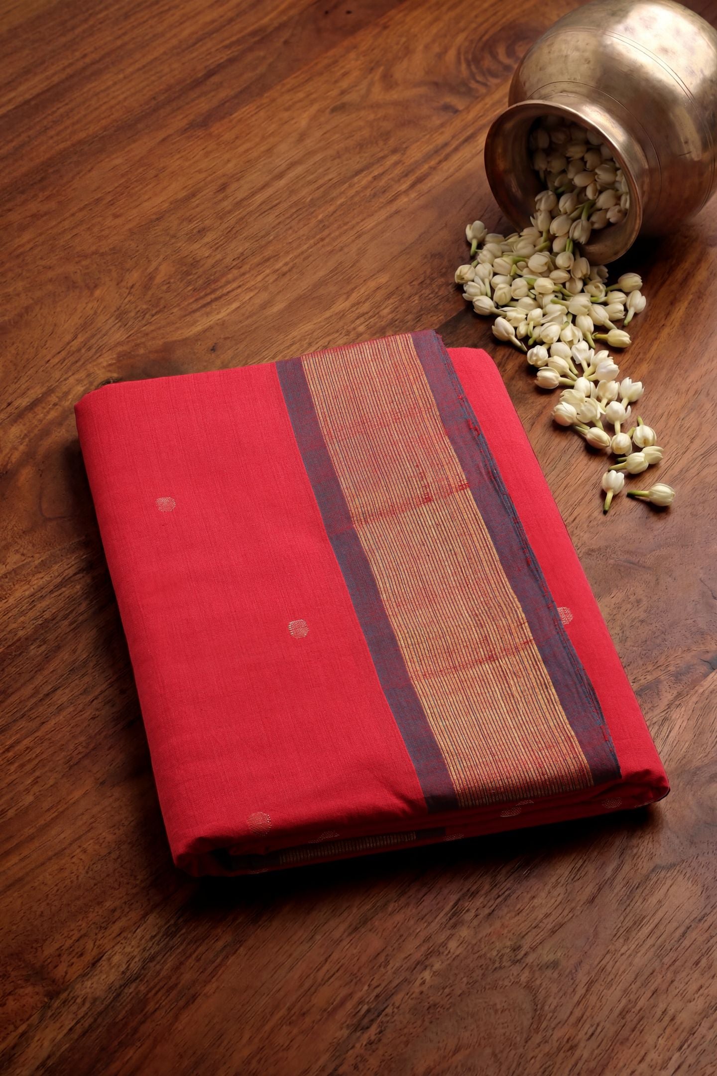 Handloom Cotton Paithani Rich Pallu