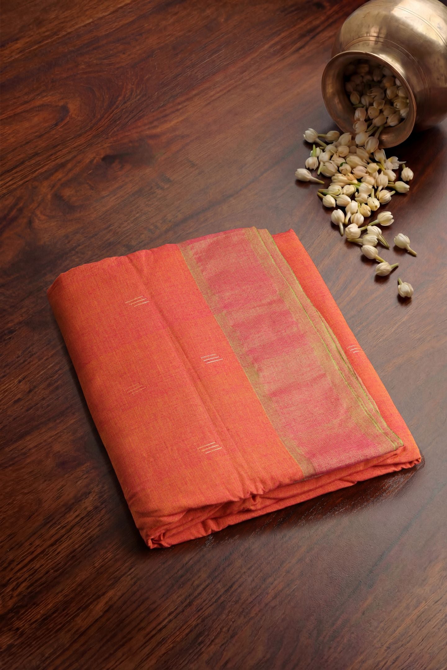Handloom Double Pallu Cotton Paithani