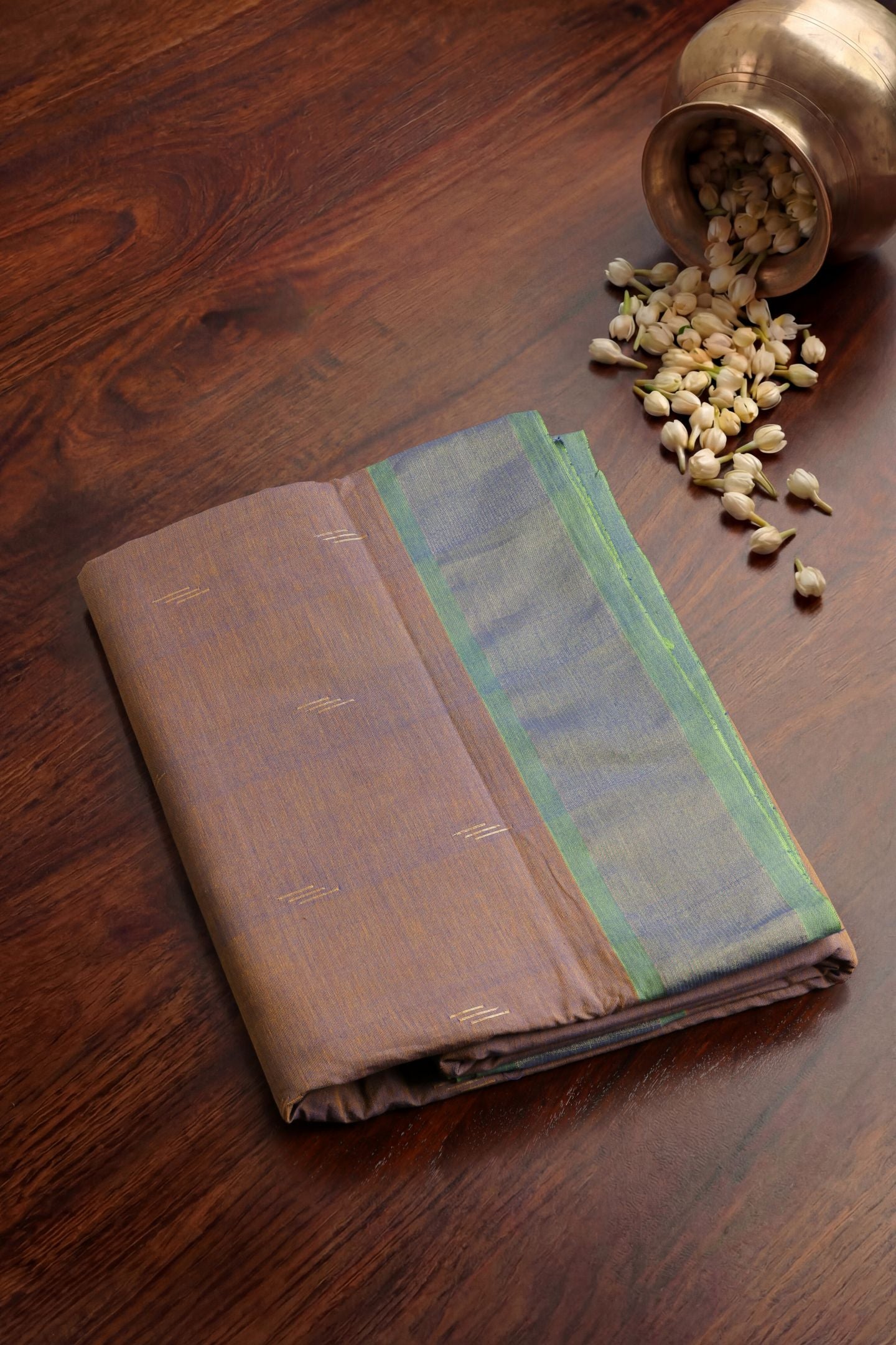 Handloom Double Pallu Cotton Paithani