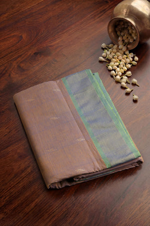 Shop Tussar Handloom Double Pallu Cotton Paithani Online