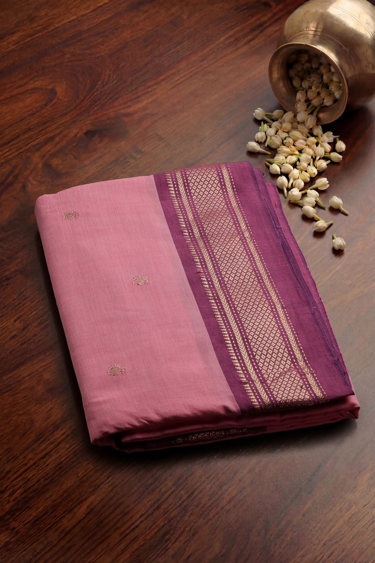 Handloom Cotton Paithani Rich Pallu