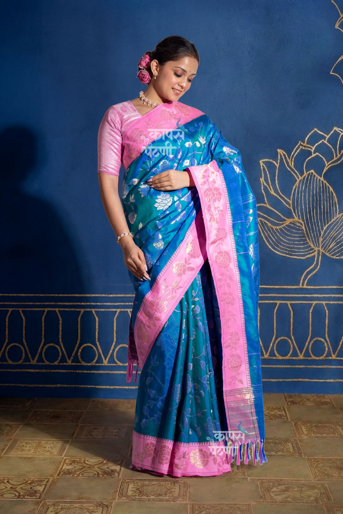Hand Woven Brocade Paithani