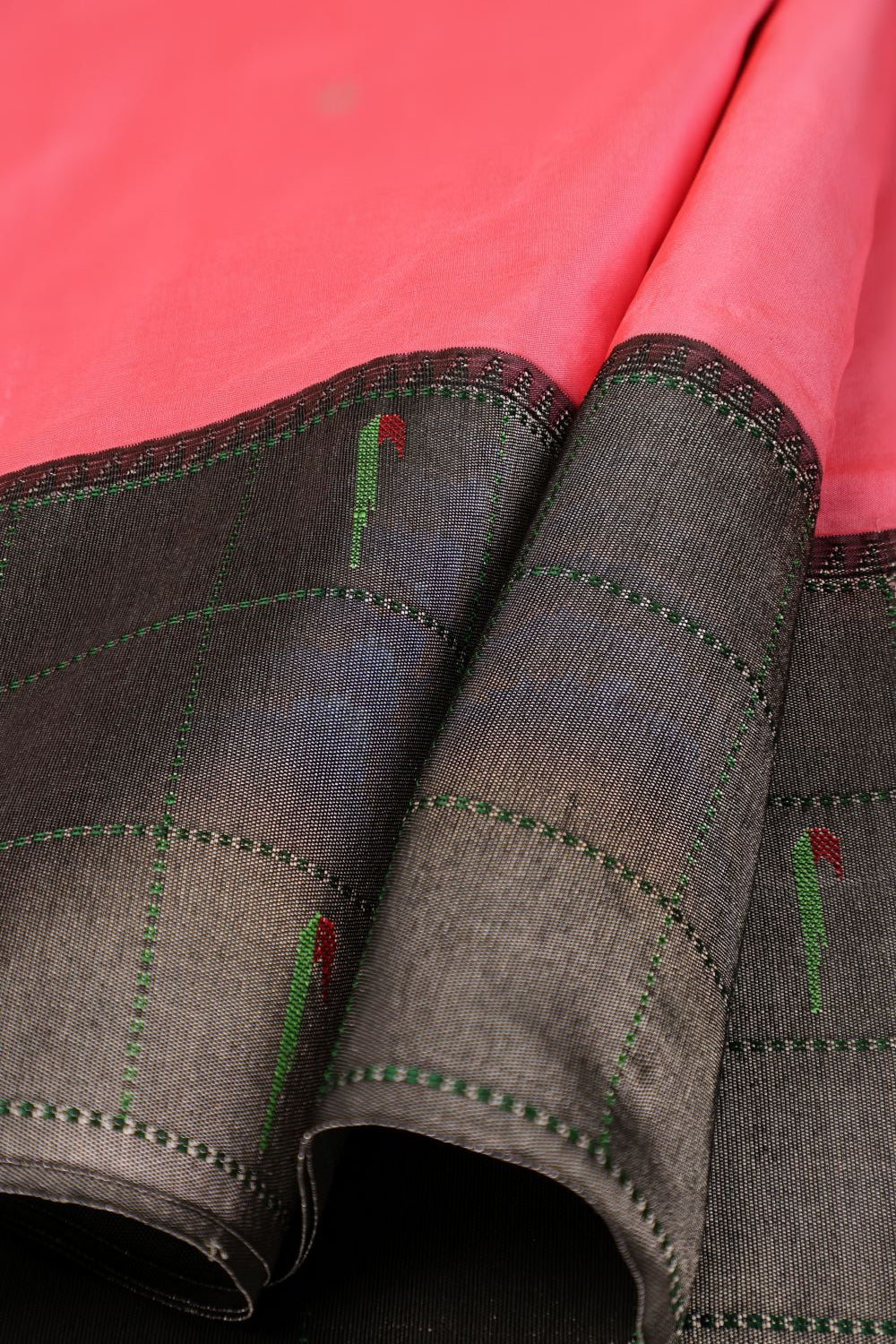 Tripple Muniya Silver Border