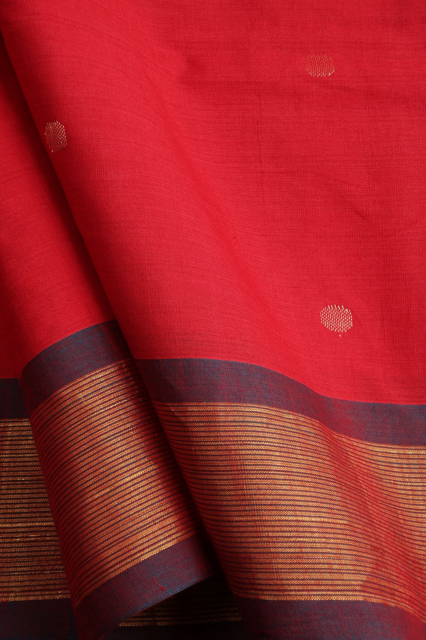 Handloom Cotton Paithani Rich Pallu