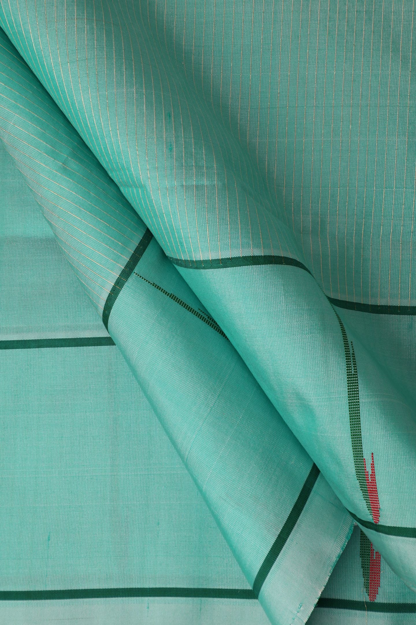 Stripes Muniya Border Silk Saree
