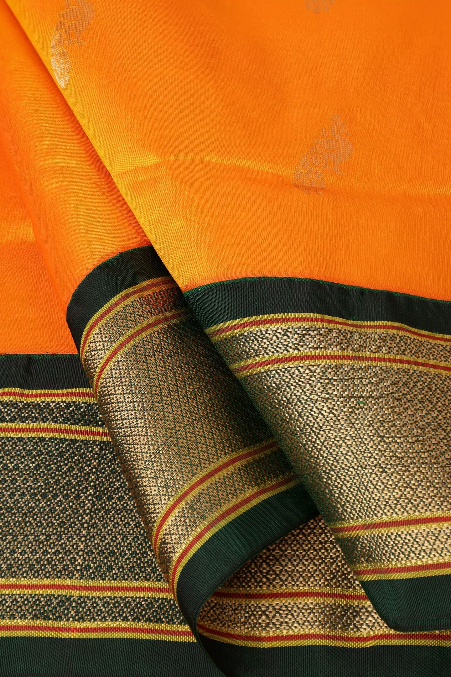 Kadiyal All Over Peacock Butta Saree