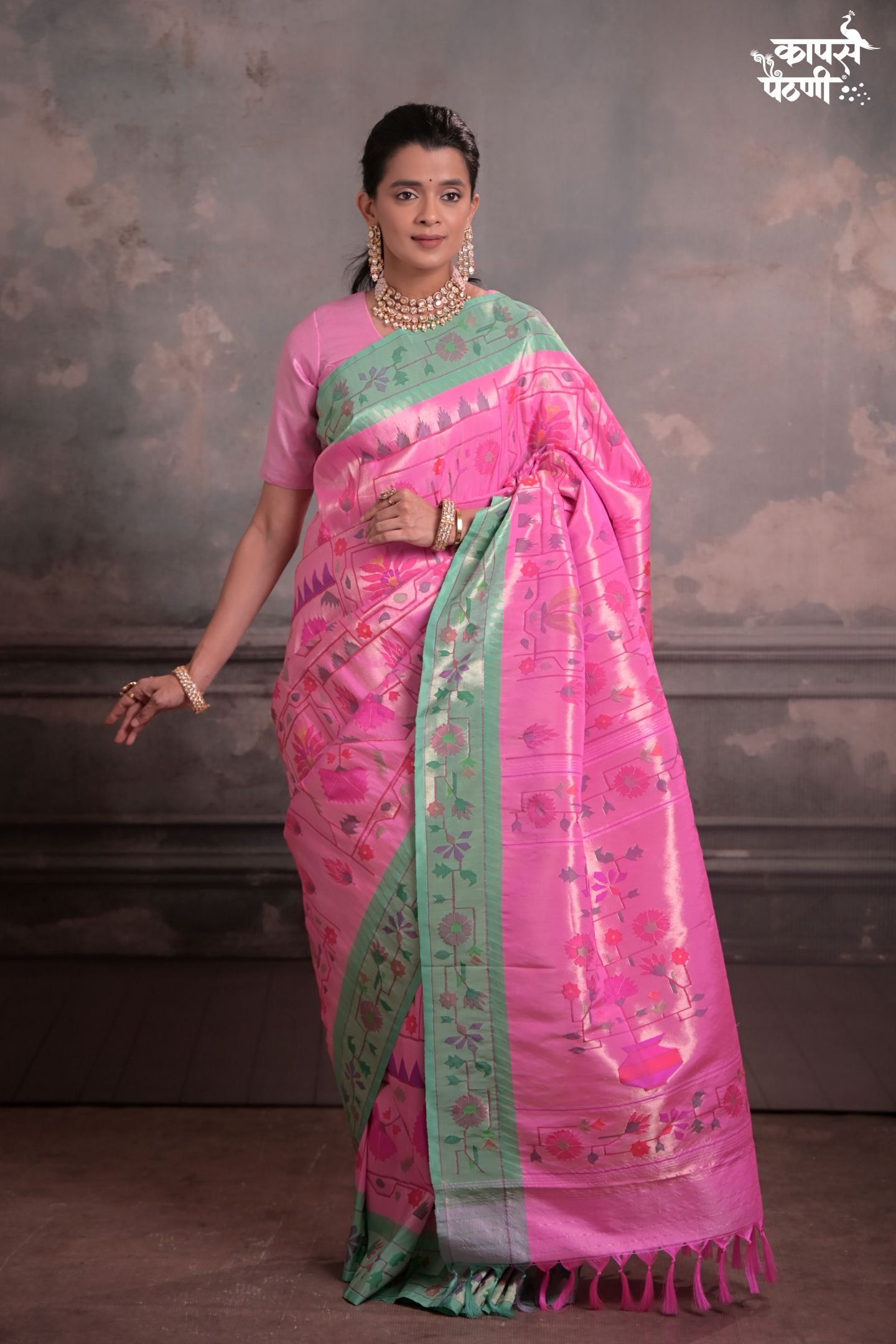 Handloom Brocade Paithani