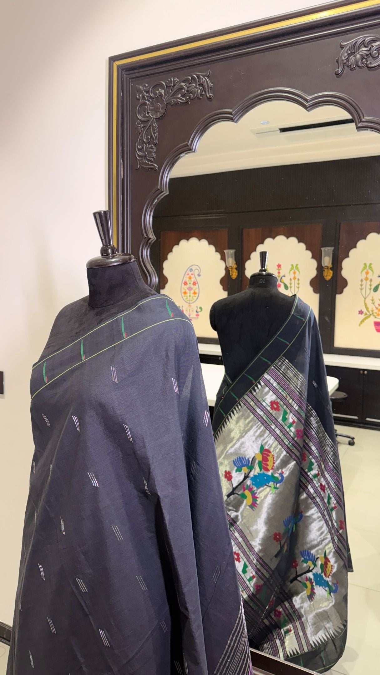 Hand Woven Cotton Paithani