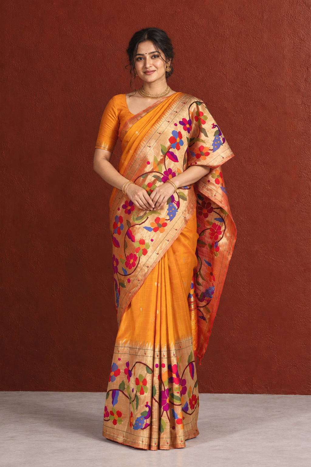 Handloom Brocade Paithani