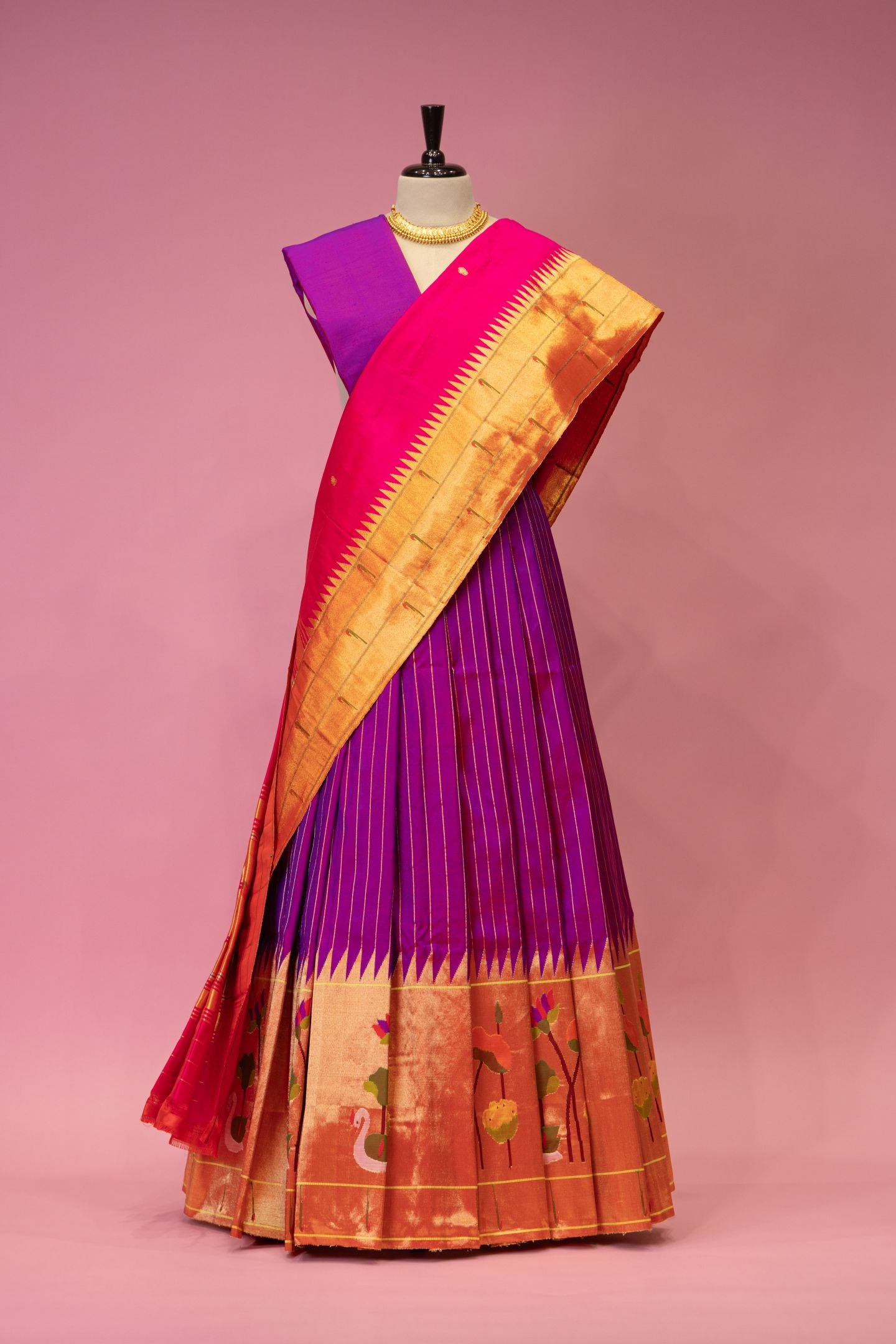 Handloom Unstitched Lehenga