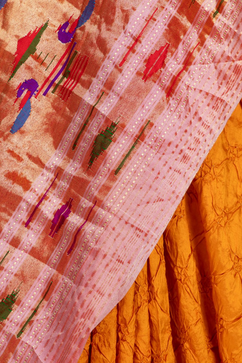 Handloom Bandhej Paithani