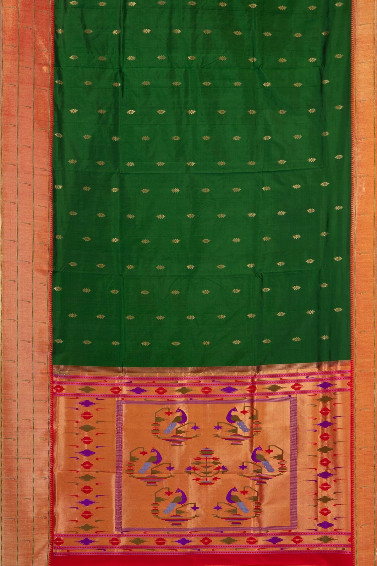 Krushnanjali Border Pure Silk Saree