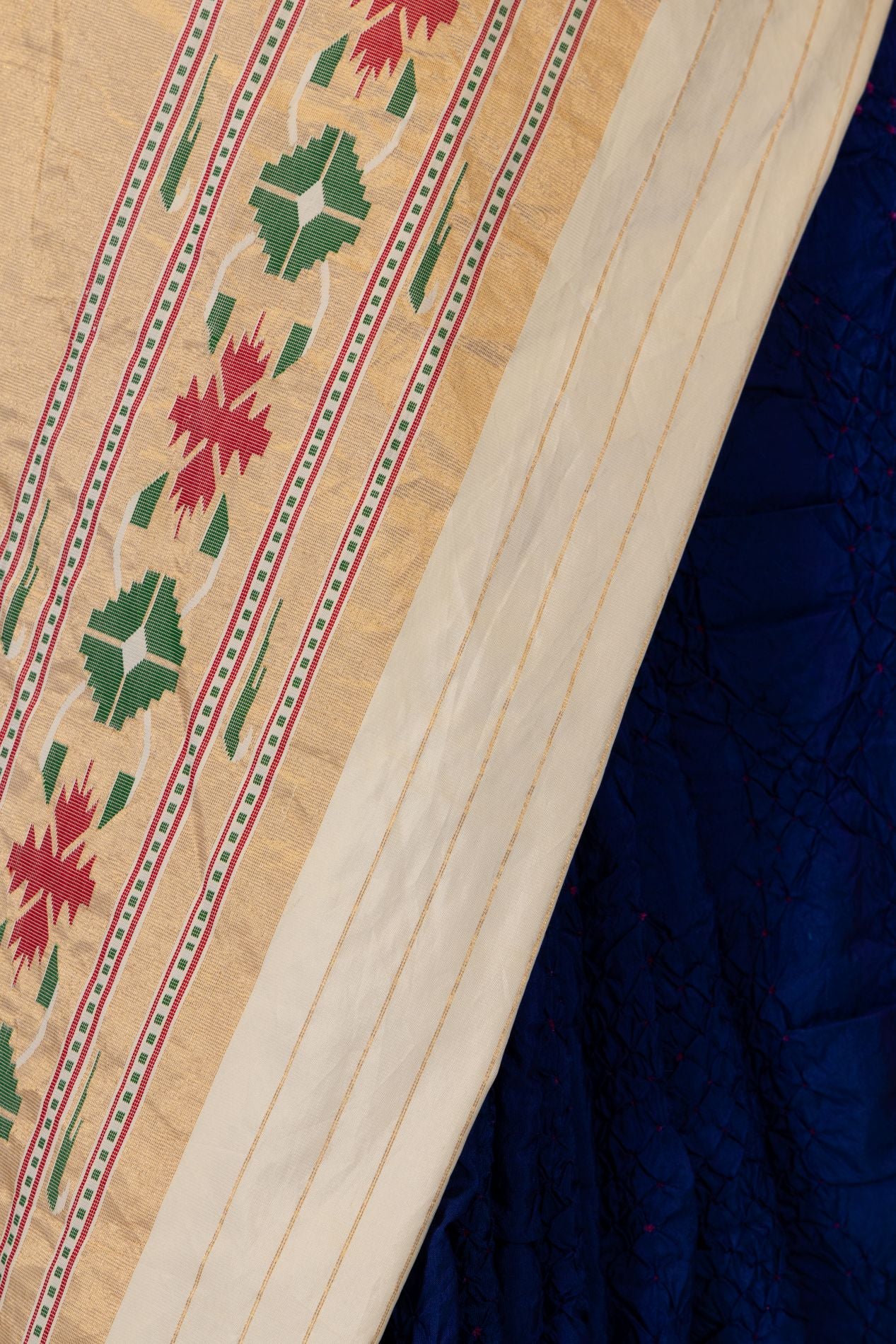 Traditional Bandhej Saree