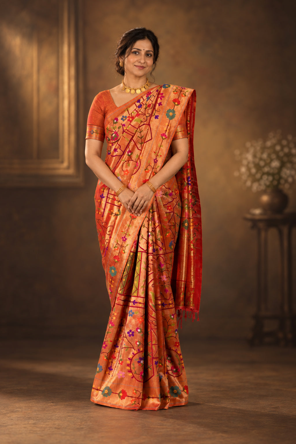 Handloom Brocade Paithani