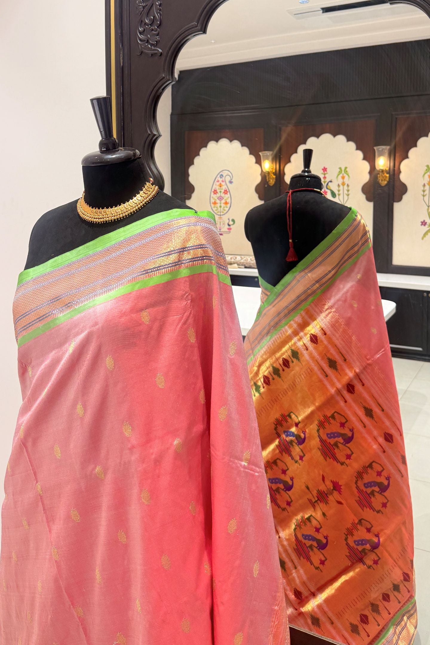 Handloom Double Pallu Paithani