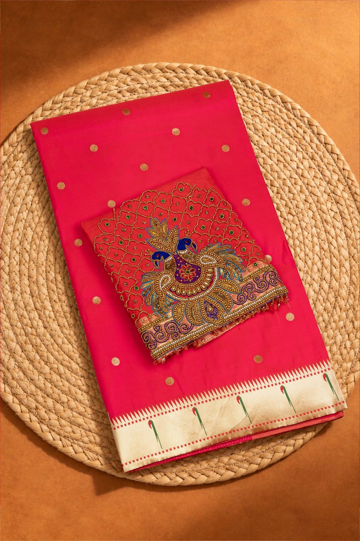 Designer Muniya Border Saree