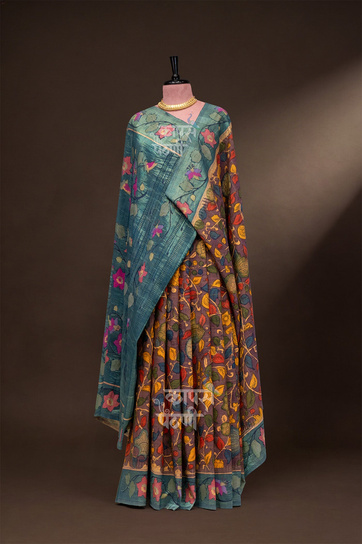 Traditional Kalamkari Saree