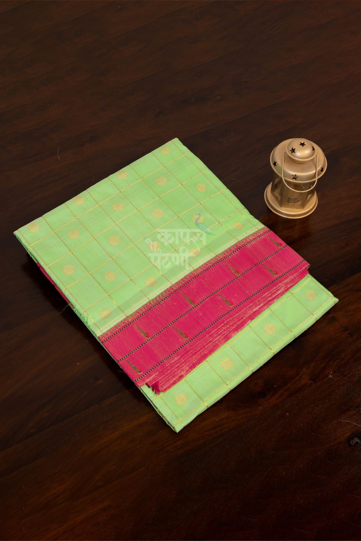Indrayani Checks Allover Butta Saree