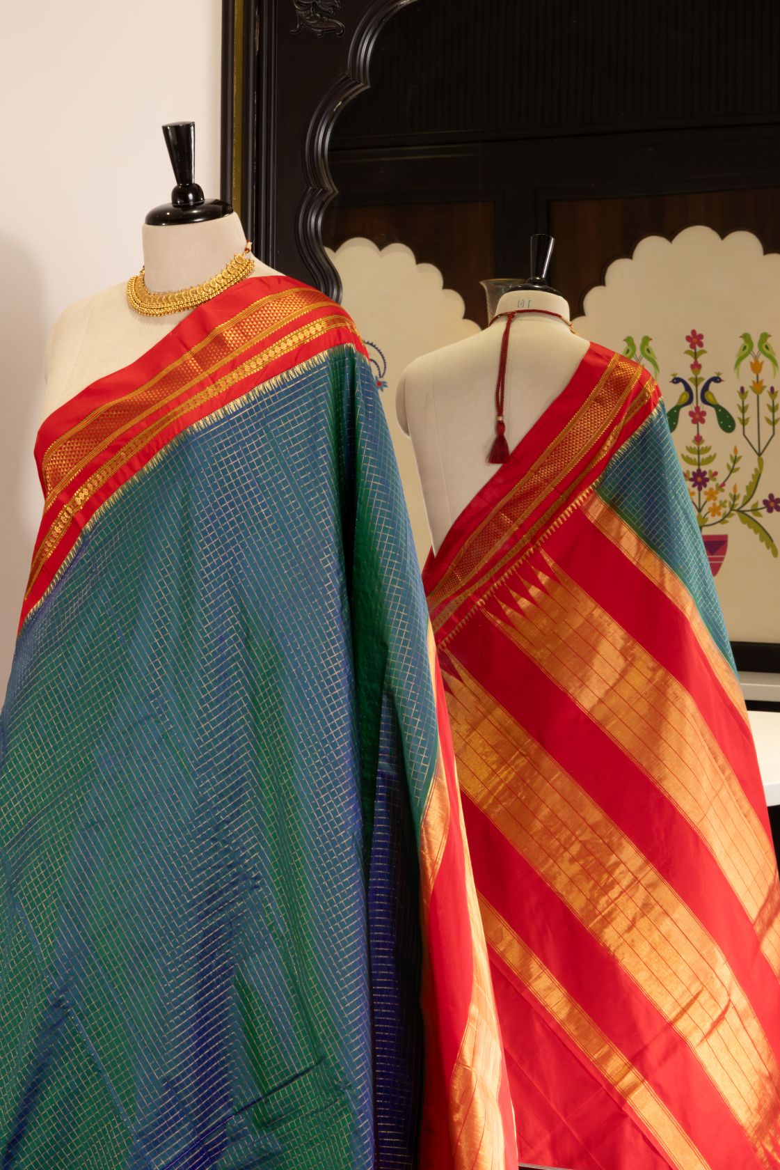 Traditional Irkal Checks Saree