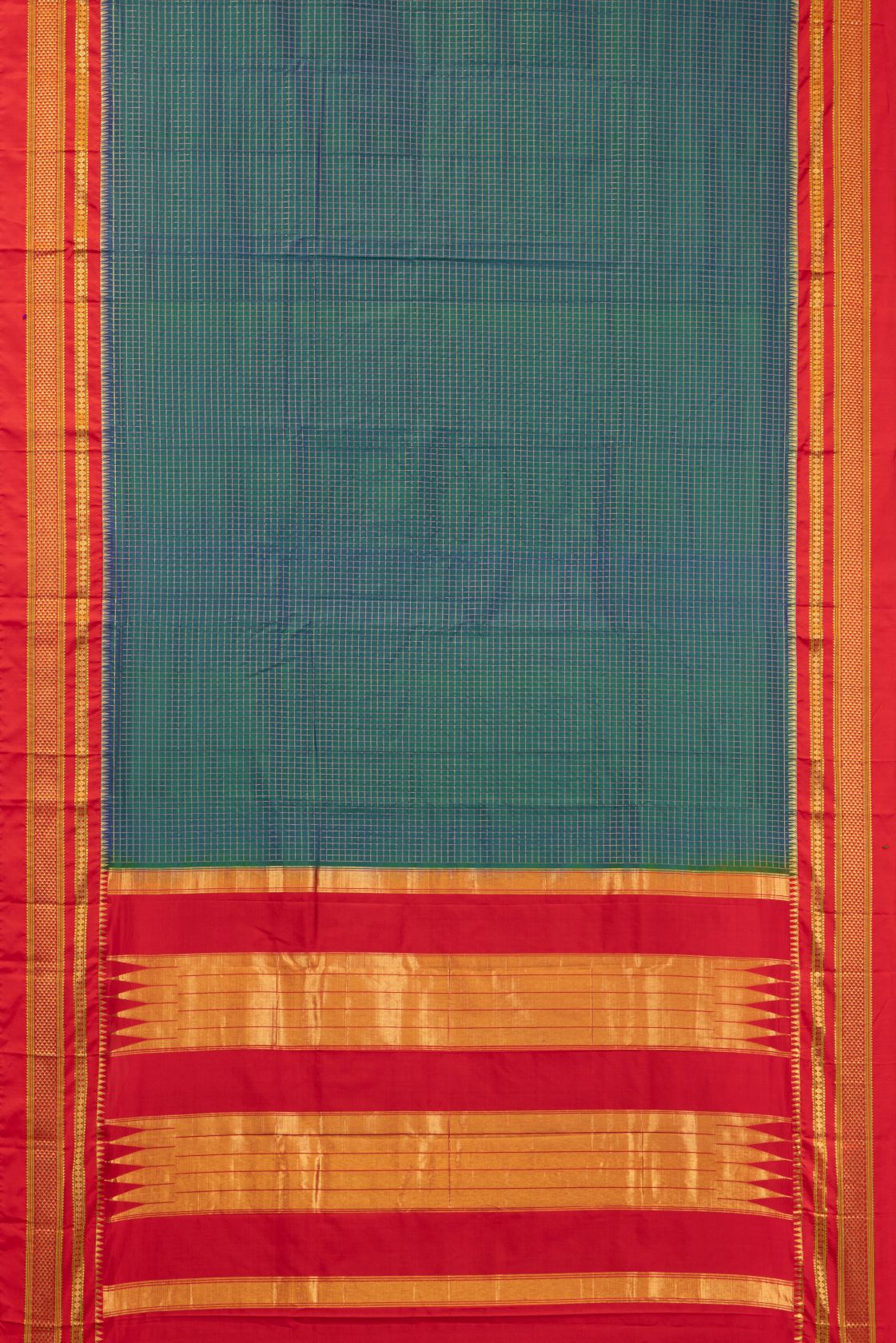 Traditional Irkal Checks Saree