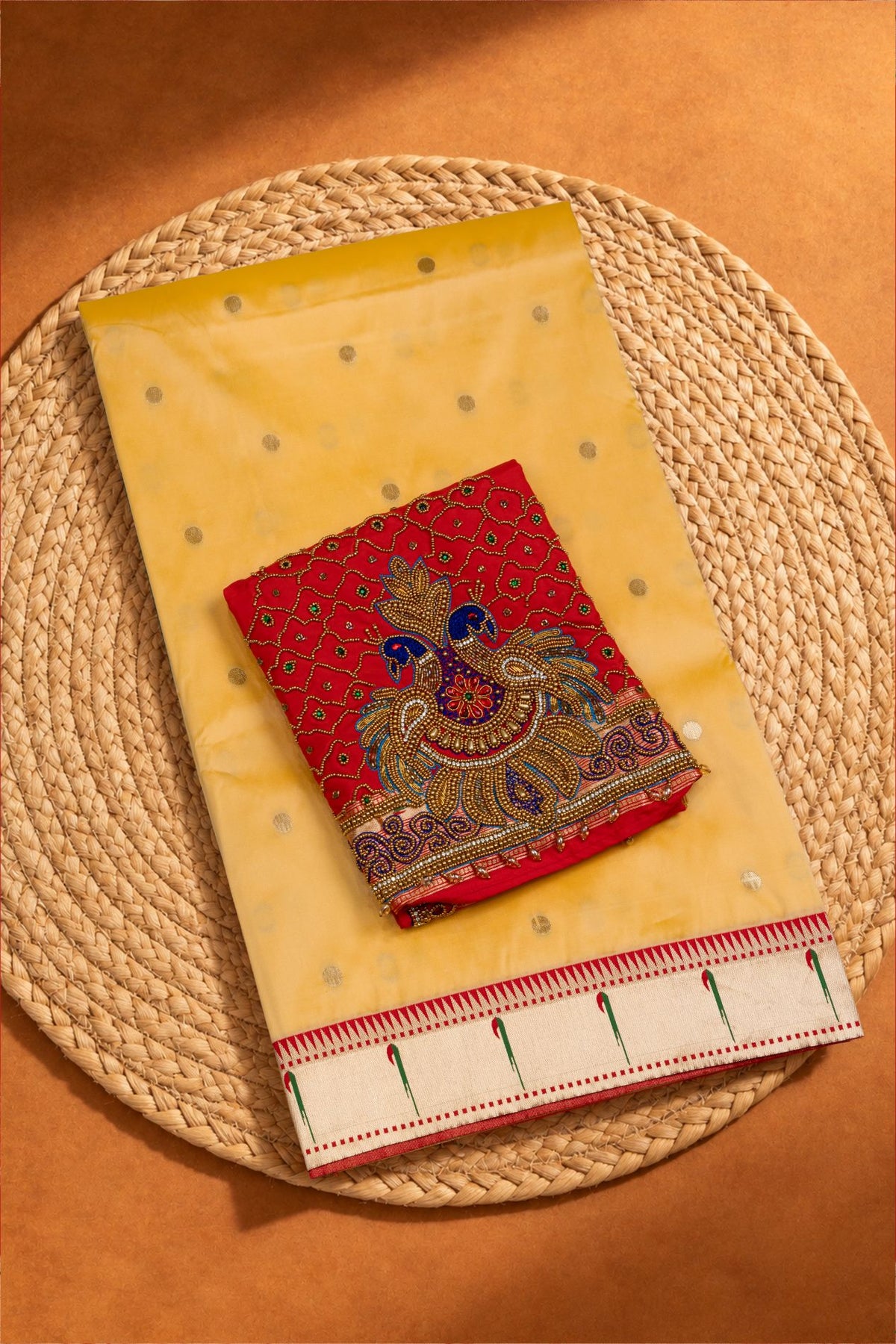 Designer Muniya Border Saree