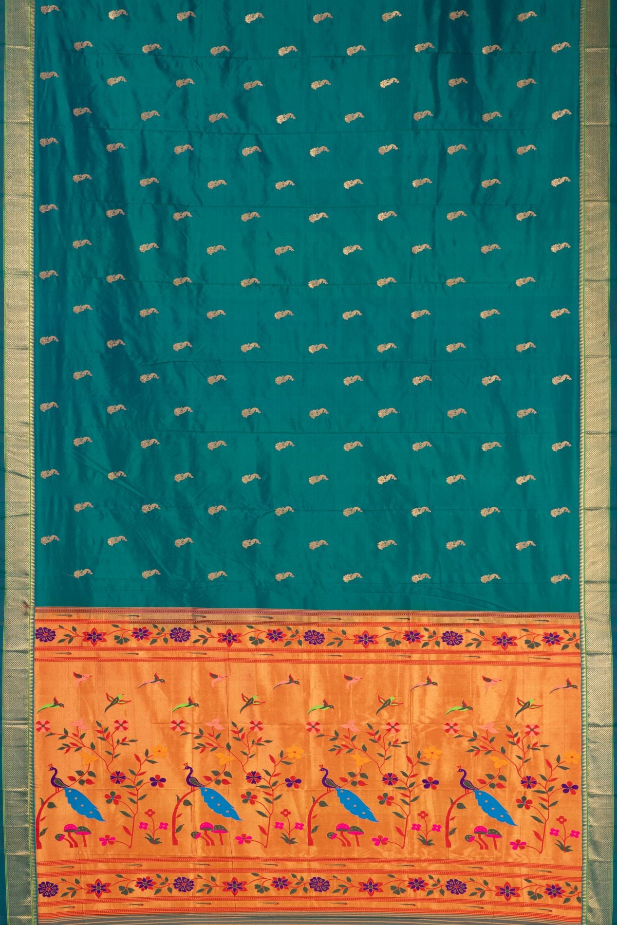 Kadiyal Allover Jari Butta Saree