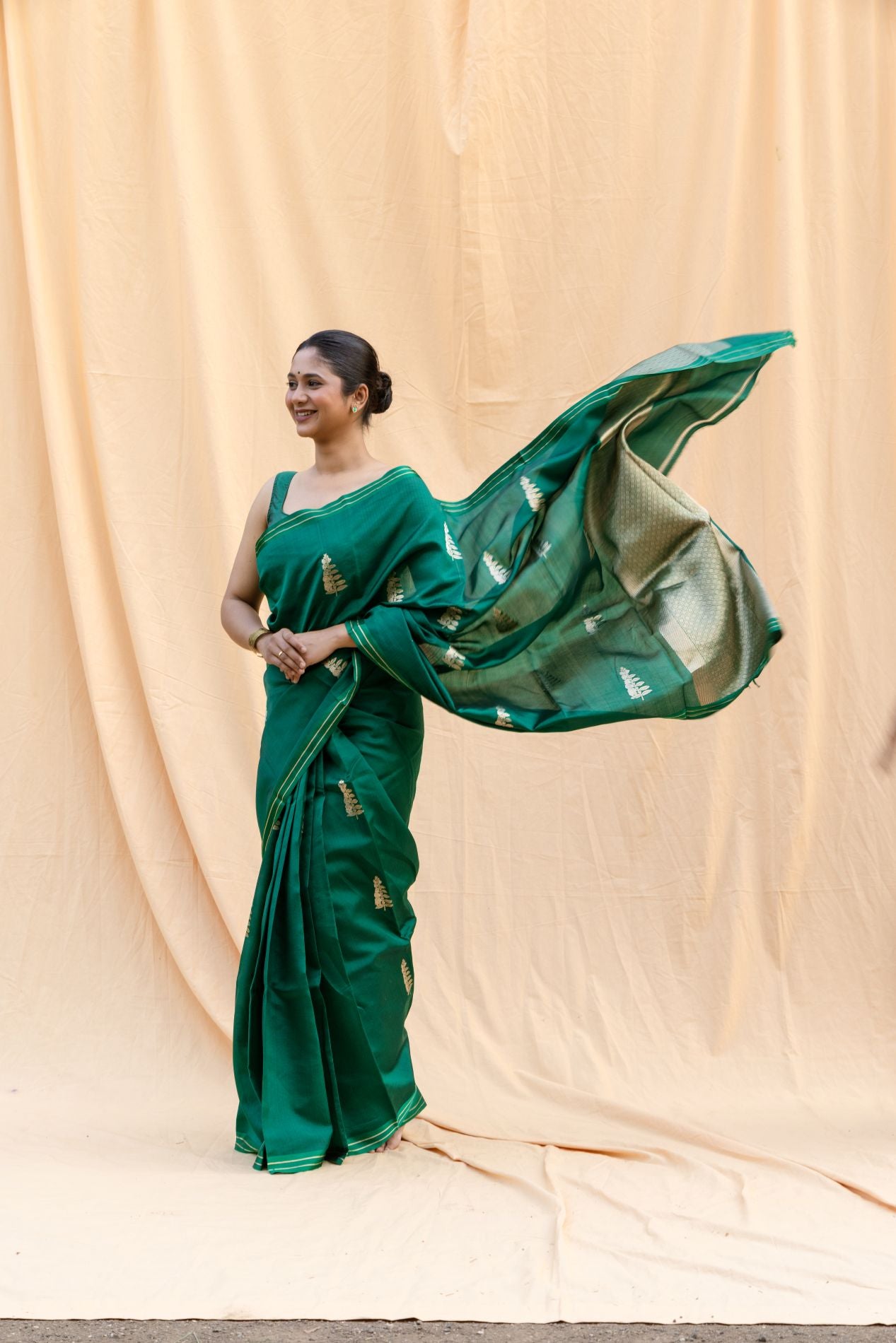 Mango Silk Saree