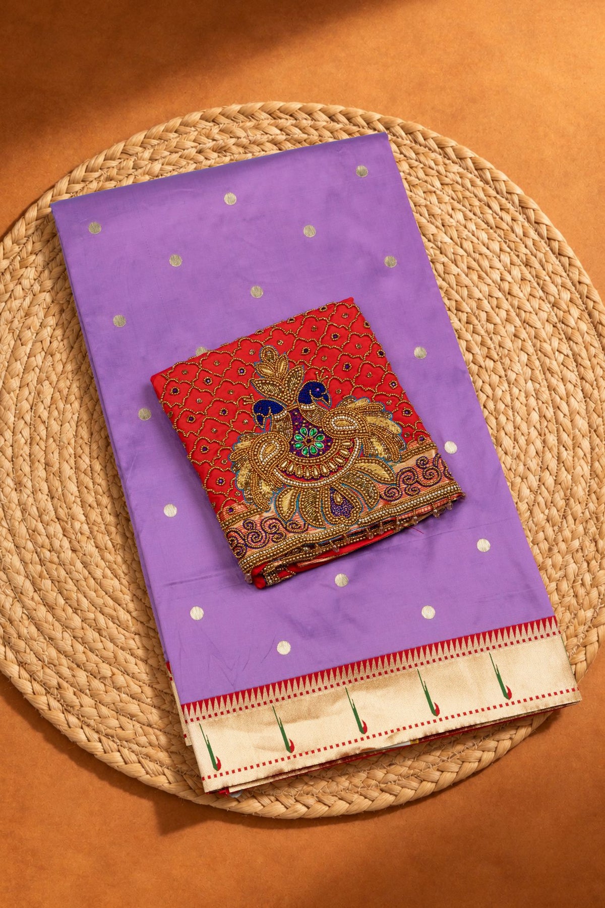 Designer Muniya Border Saree