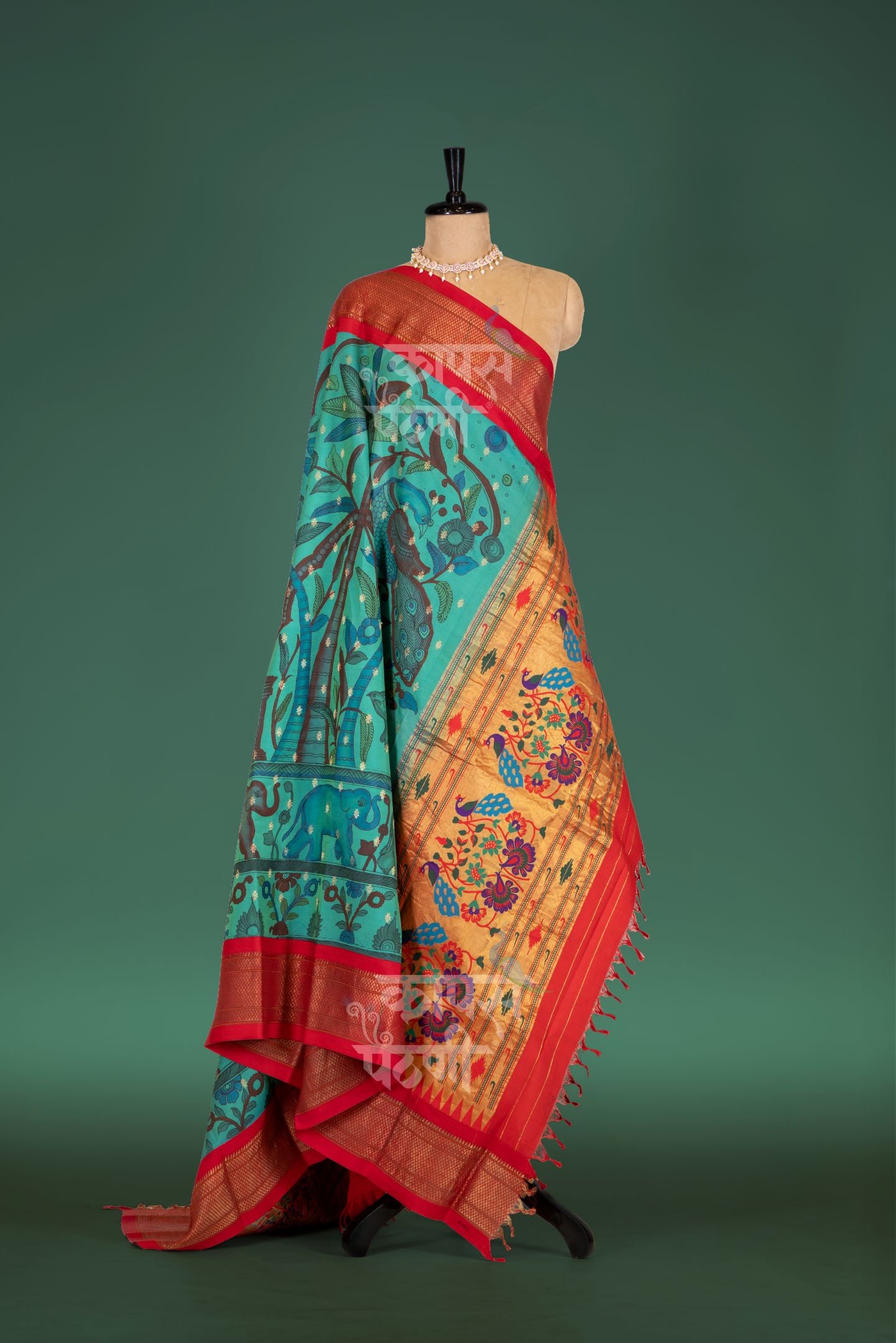 Traditional Kalamkari Dupatta
