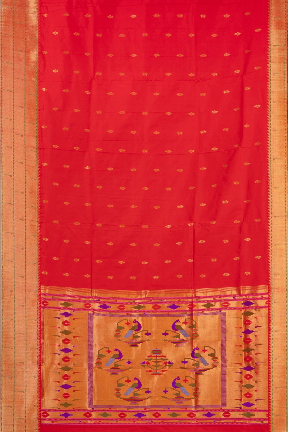 Krushnanjali Border Pure Silk Saree
