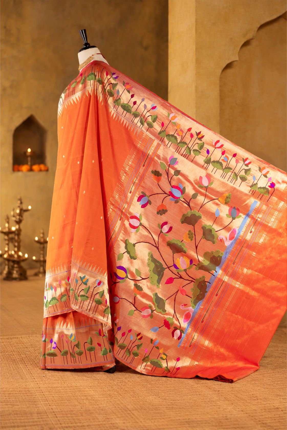 Handloom Brocade Paithani