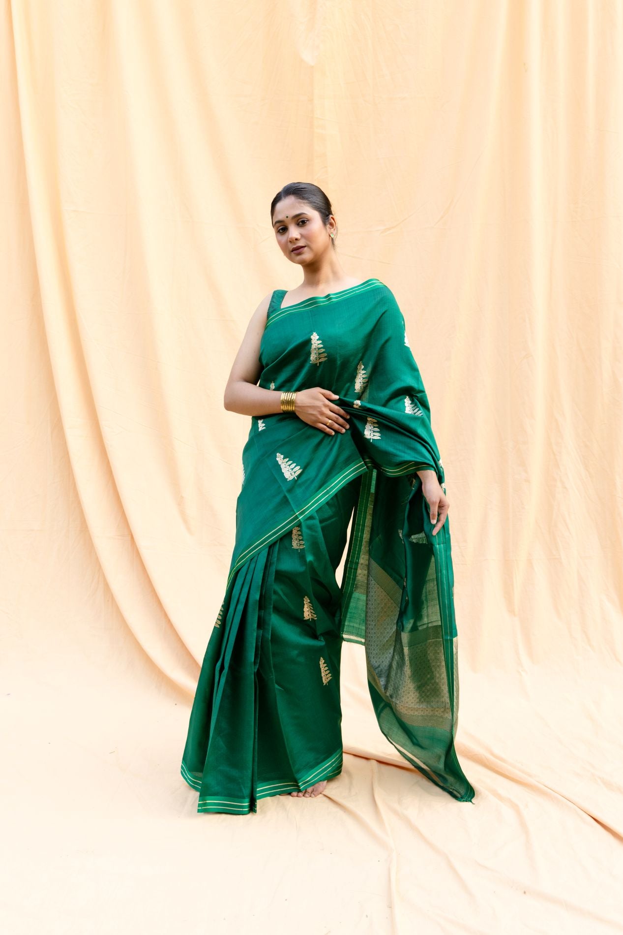 Mango Silk Saree