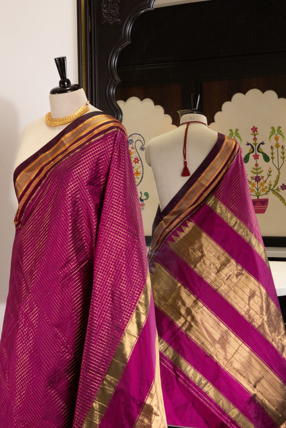Traditional Irkal Checks Saree