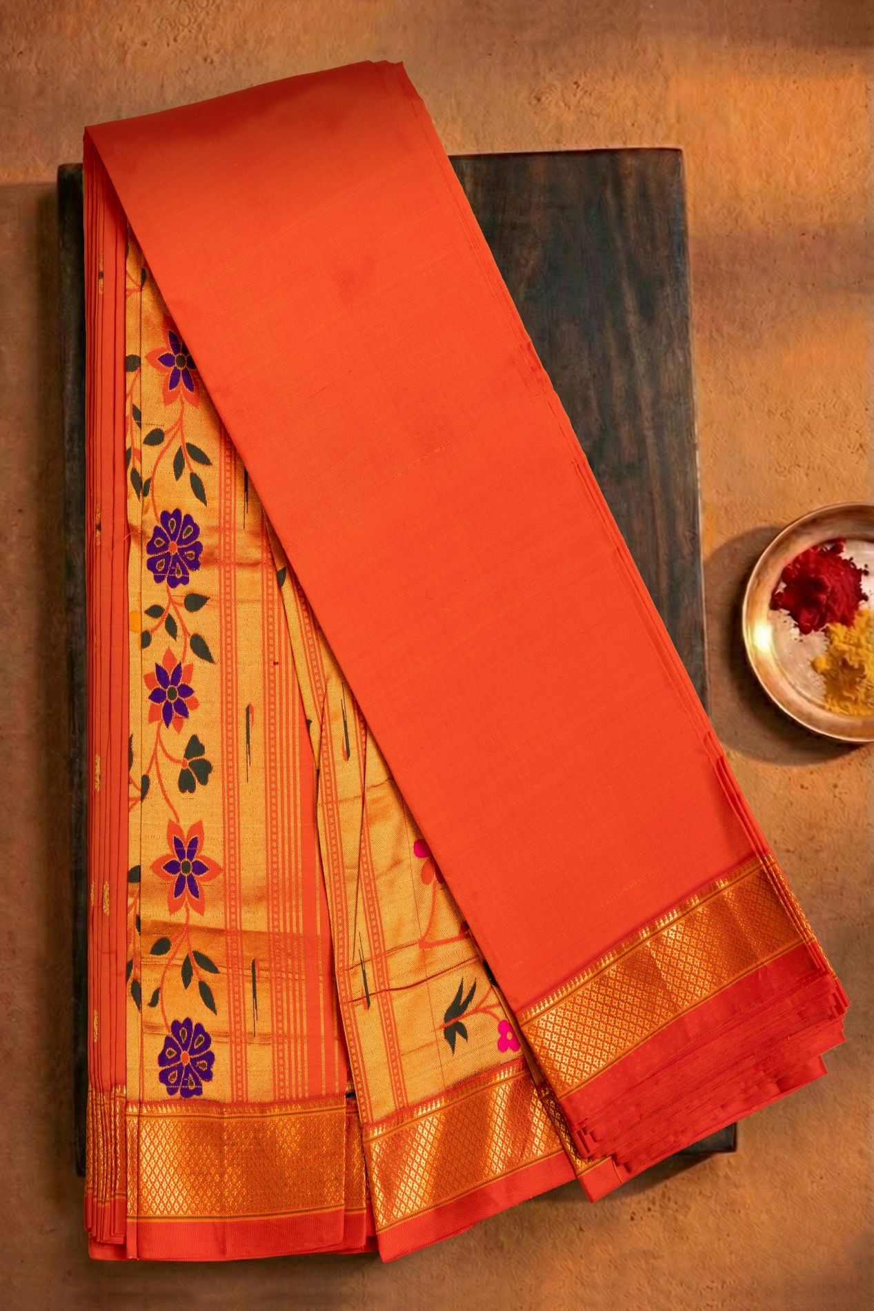 Kadiyal Allover Jari Butta Saree