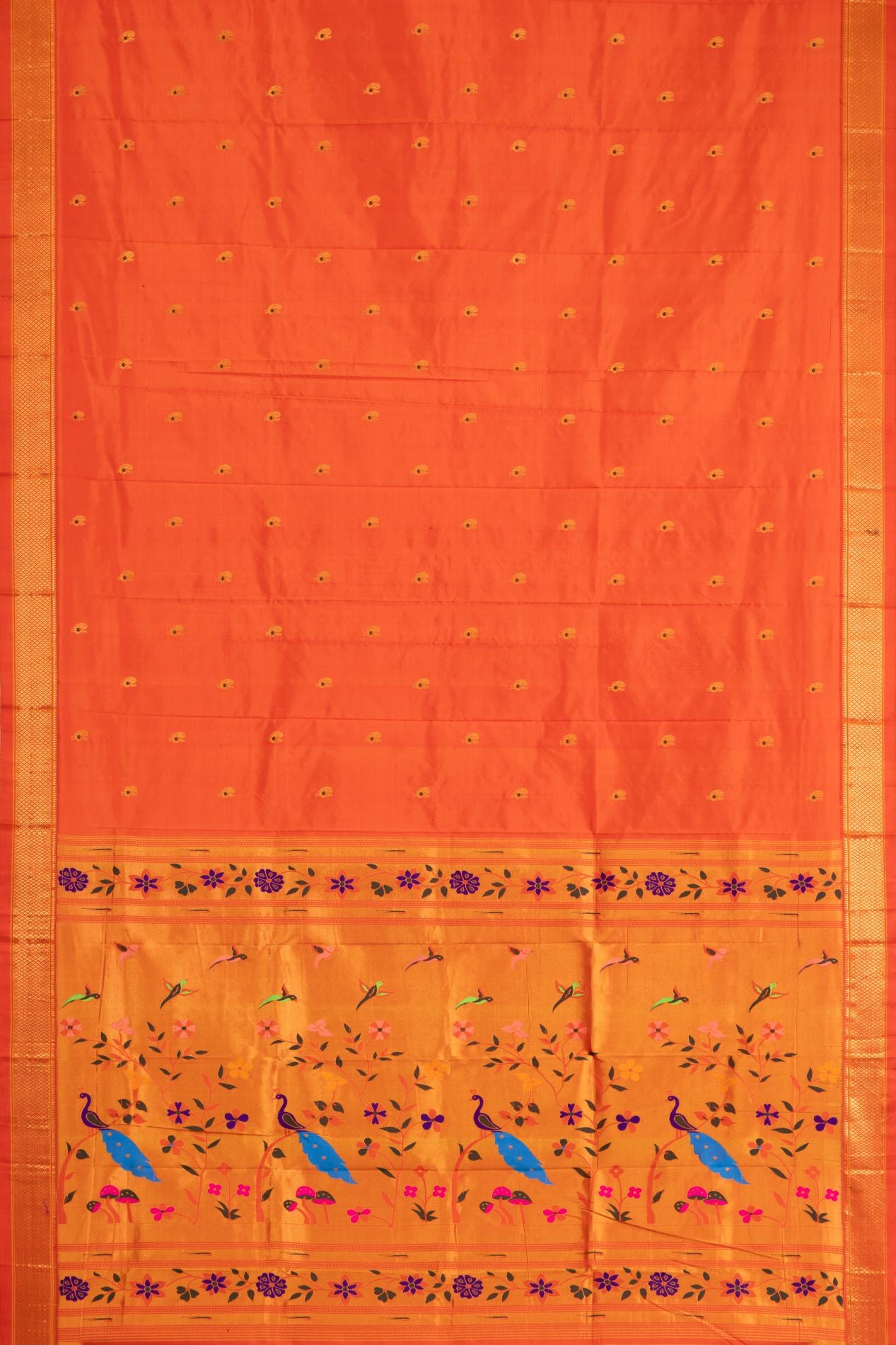 Kadiyal Allover Jari Butta Saree