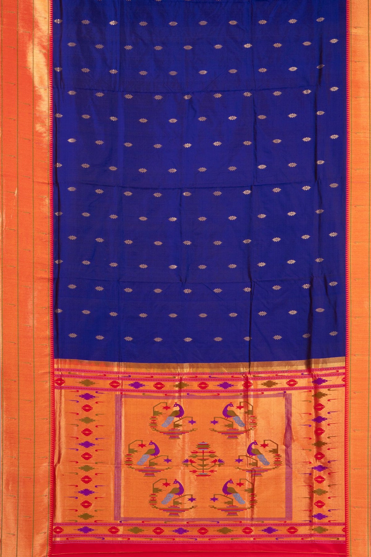 Krushnanjali Border Pure Silk Saree