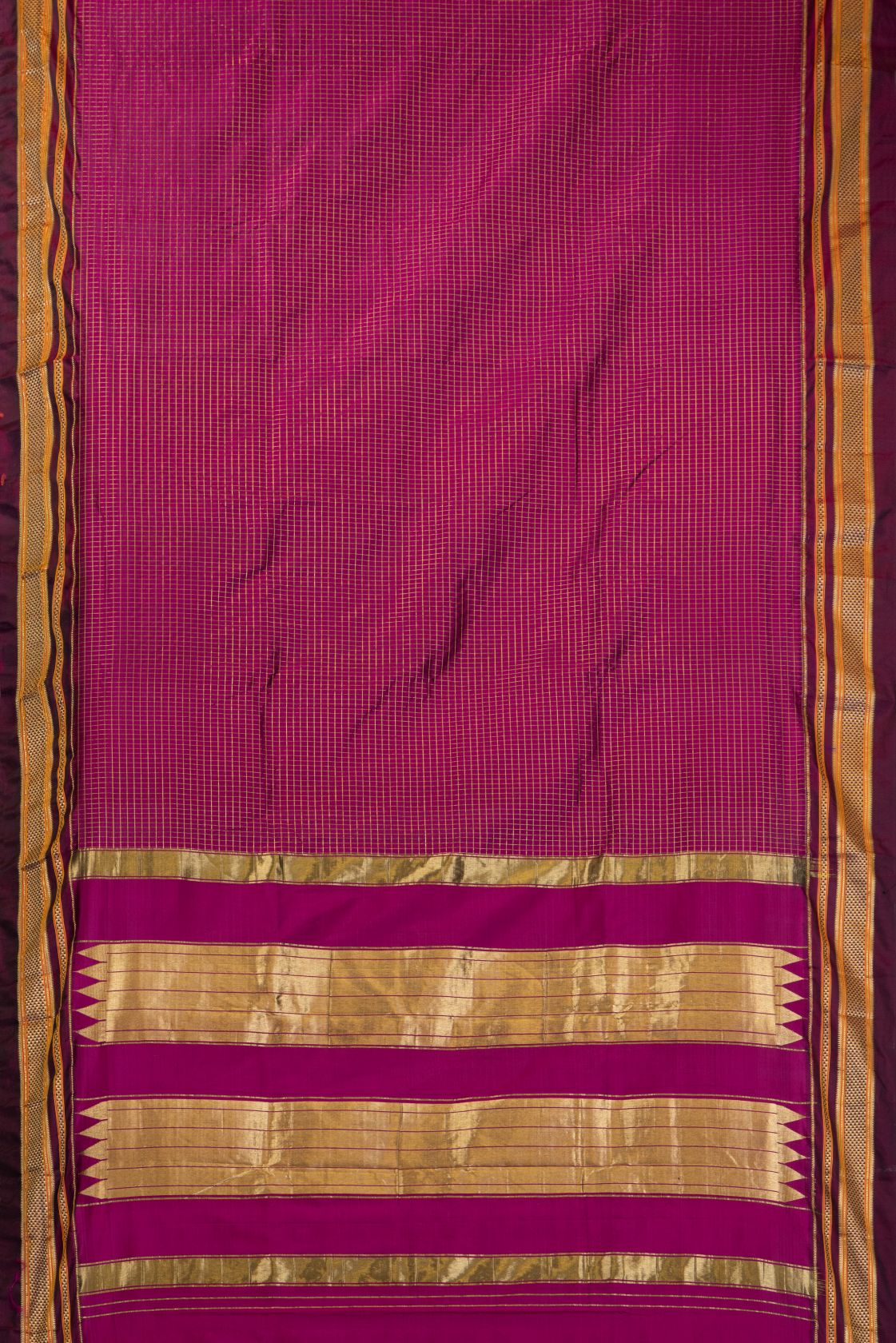 Traditional Irkal Checks Saree