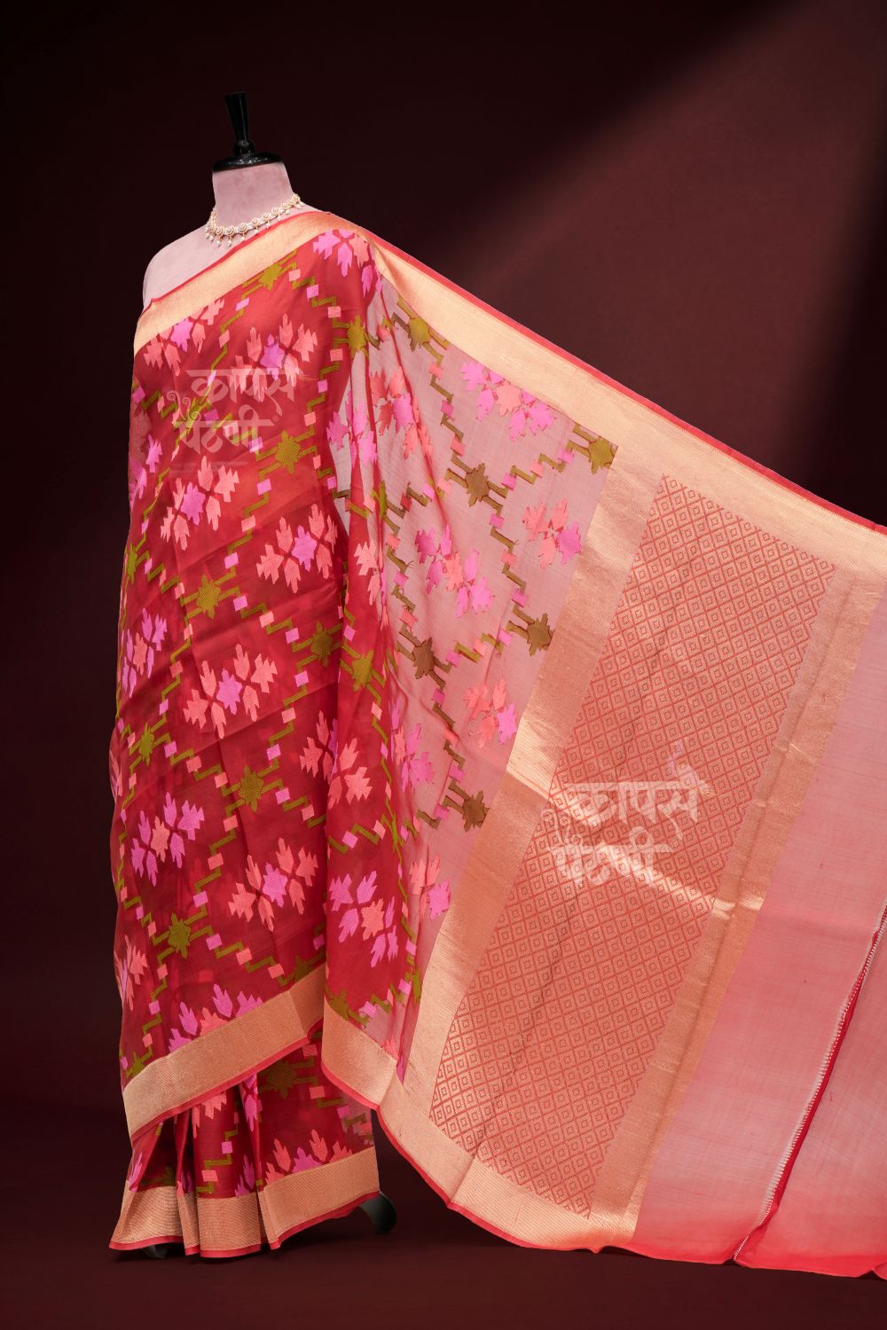 Designer Kora Meena Jal Saree